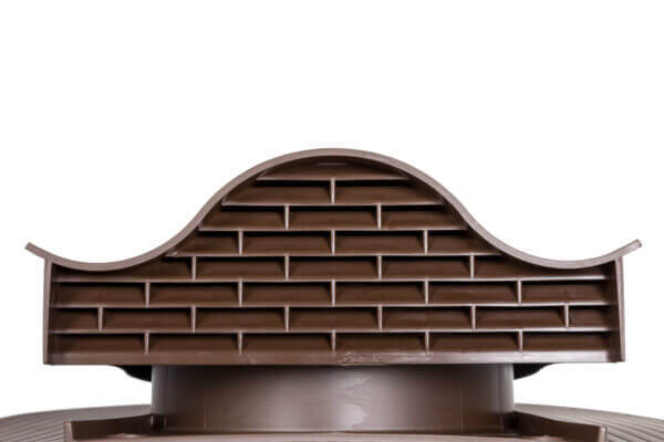 780134 Кровельный вентиль HUOPA -KTV (коричневый) вид сбоку