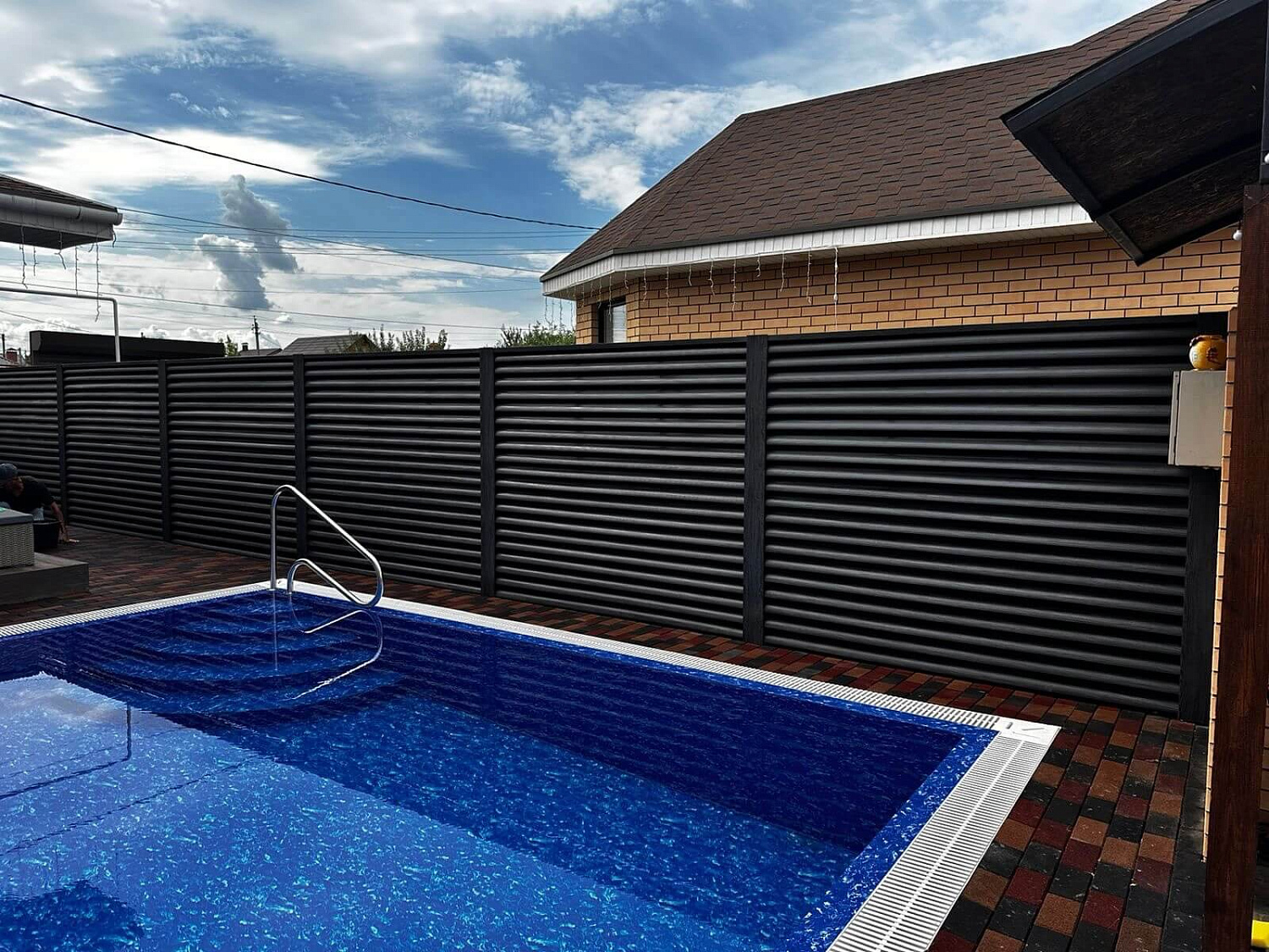 Ламели Еврожалюзи 48м Черное Дерево 3D Принтек