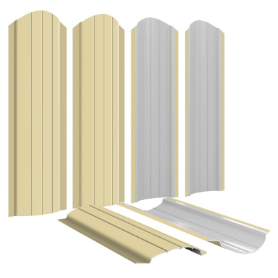 Штакетник Полукруглый RAL 1014 Бежевый для забора