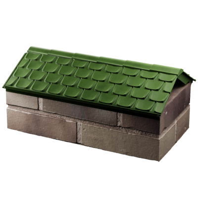 Парапет Elbrus Зеленый на 1 кирпич 255мм фото 3